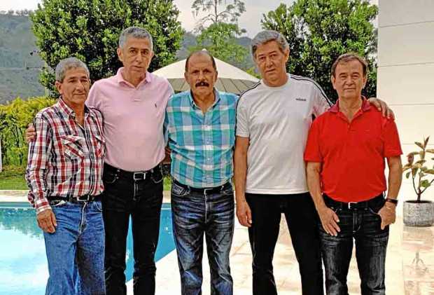 Gamaliel Velásquez Gallego, Jairo García Naranjo, José Fernando González Valencia, José Gabriel Duque Gallo y Reinaldo Ramírez C
