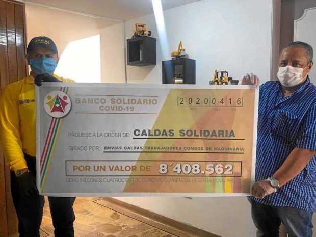 Foto|Lector interactivo| LA PATRIA Con la donación voluntaria de un día de trabajo, los operadores de maquinaria amarilla, mecán