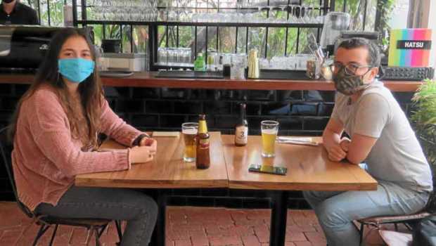 Sara Ocampo Jiménez y Agustín Villegas Rivas almorzaron en Komo Asian Concept.