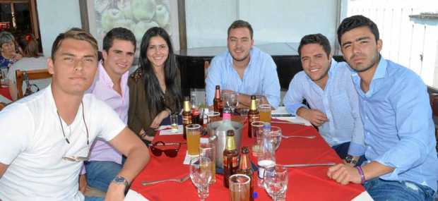 Nicolás Vélez Urbina, Simón Jaramillo Giraldo, María José Castillo, Juan José Correa Vargas, Sebastián Mejía Moreno y Pedro Lond