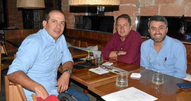 Daniel Padilla Romero, Gabriel Madrigal Castaño y Marcelo González Ossa.