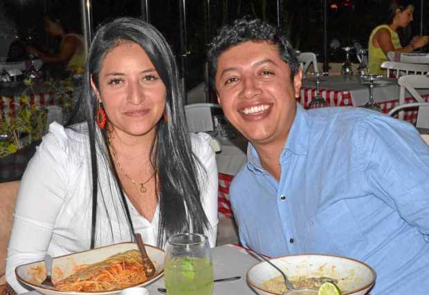 Tatiana Rodríguez Blanco fue homenajeada por su esposo, Álvaro Hernán Alvarado, en una comida en  Spago.