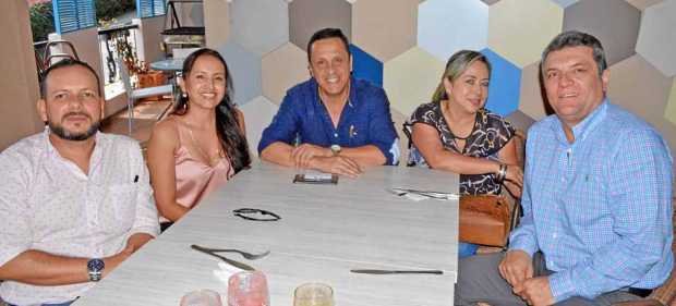 Manuel Cuervo Galvis, Paula Niño Benjumea, Leonardo Prieto Ramírez, Dora Muriel Molano y José Fernando de los Ríos Ramírez