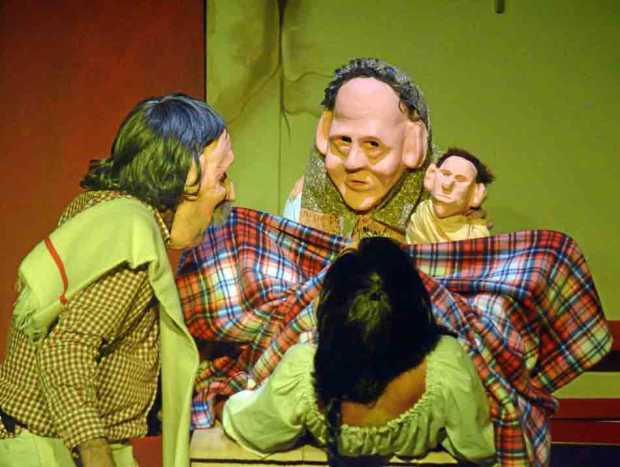 Escena del montaje teatral que se presentó el pasado jueves.