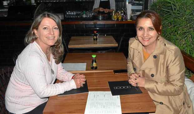 Liliana Villescas Guzmán invitó a Elizabeth Ramírez Correa a un almuerzo en el restaurante Komo Asian Concept para celebrar su c