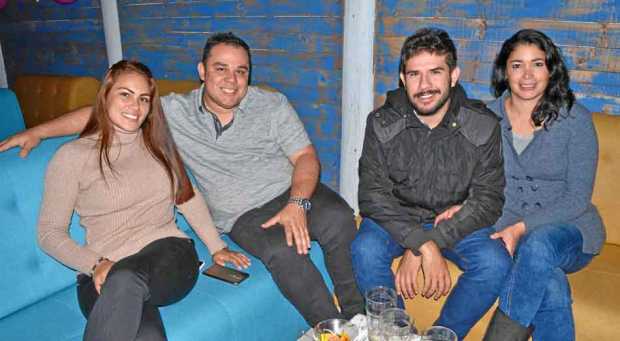 Constanza Posada Gutiérrez, Freddy Chavarro Borely, Daniel Javiedes Gálvez y María Paula López López.