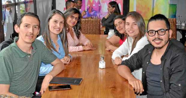 Foto | José Fernando Tangarife | LA PATRIA Jorge Hernán Osorio López, Daniela Hernández Arias, Gloria Elena Arias Quintana, Stel