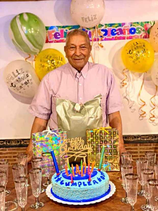 Gabriel Quintero Toro durante la recepción que se ofreció en su honor.