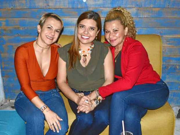 Marcela Saavedra Rojas, María Fernanda Moncada Ardila y Suad Arroyo Otero.