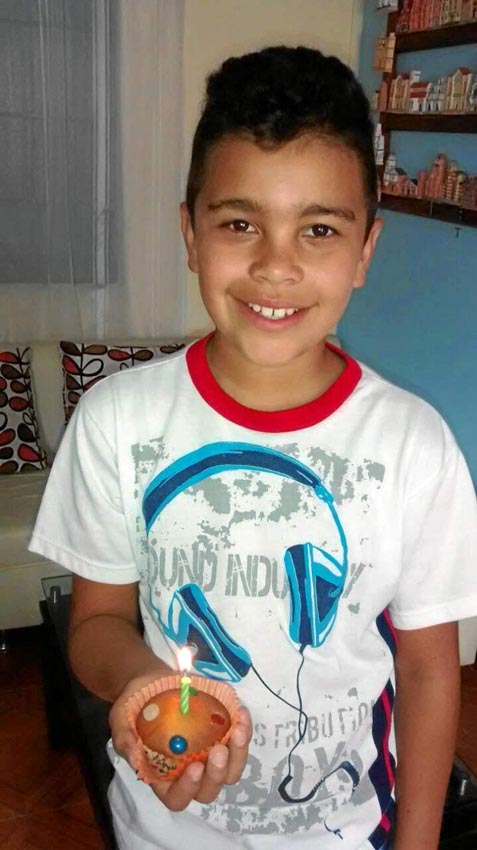 Juan David Valencia, de 13 años.