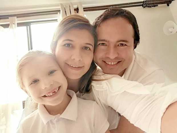 Martina Ossa Arteaga, Andrés Mauricio Ossa Tangarife y Luisa Arteaga.