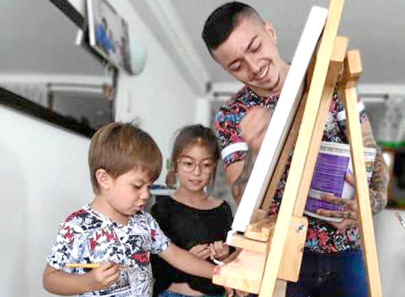 Rafael Andrés Rodríguez Rueda, Samuel Rodríguez Osorio y Paulina Rodríguez López.