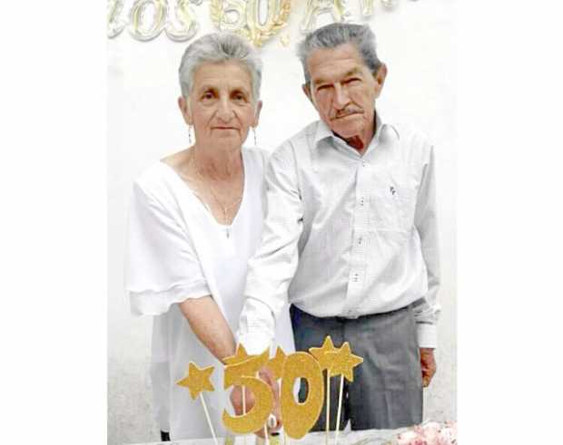 Foto / Henry Alberto Giraldo / LA PATRIA Blanca Rosa Aguirre y su esposo, José Bertulfo Garcés.