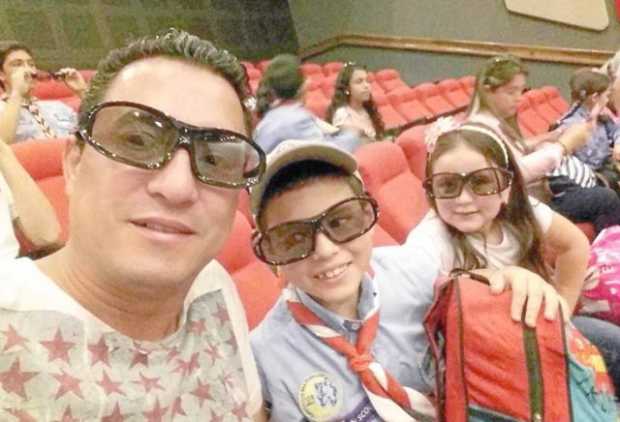 Oswaldo Giraldo Osorio, Juan José y Ana María.