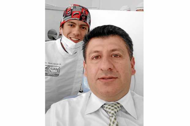 Wilson Harvey Garzón Zuluaga y su hijo, Julián David Garzón.