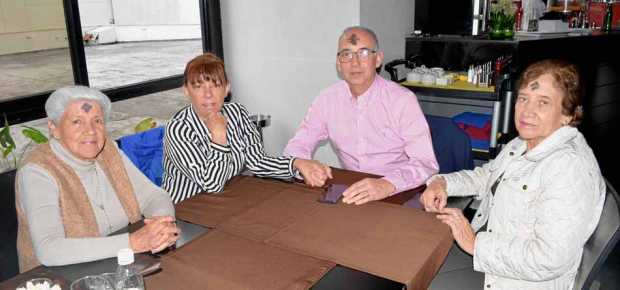 Inés Bravo de Villegas, Clara Inés Villegas Bravo, Jaime Eduardo Salazar González (homenajeado) y María Inés González de Salazar