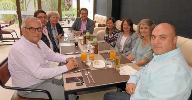 Fotos | José Fernando Tangarife | LA PATRIA  Darío Gómez Jaramillo, Carlos Alberto Loaiza Giraldo, Ute Teske, Germán Maldonado G