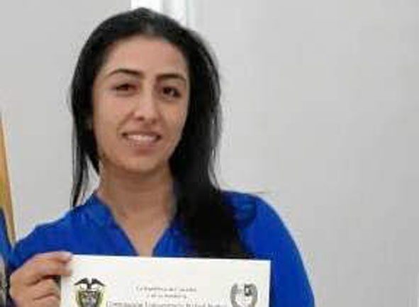 Marisol Zapata Carmona, de Manzanares, recibió el título de Enfermera Jefe en Barranquilla de manos de la Corporación Universita