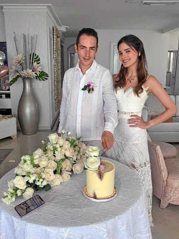 El manizaleño José Pablo Moreno contrajo matrimonio con Mariam Char Tinoco en Cartagena de indias, allí fijaron su residencia.