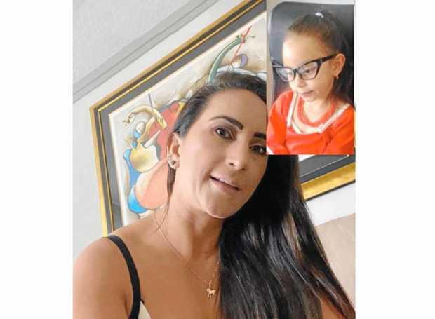 Paula Andrea Aguirre López pasa la cuarentena en Estados Unidos y comparte la imagen de una videollamada que realizó con su hija