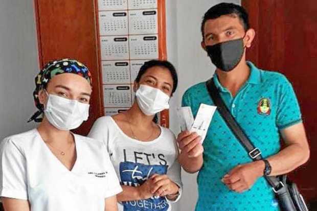 Fabián Escobar Quintero fue el ganador de la rifa de un premio sorpresa realizado por la Dirección Local de Salud, actividad que