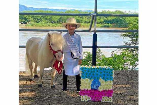 Foto|Henry Alberto Giraldo|LA PATRIA Jerónimo Giraldo Osorio fue el ganador del concurso Realiza tu silleta del jardín infantil 