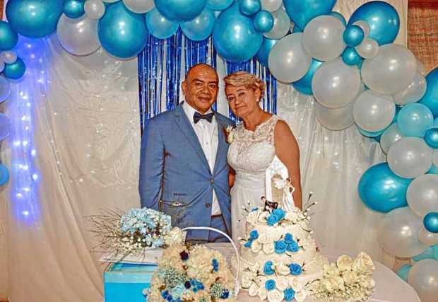 Después de 37 años de convivencia John Eusebio Osorio Ramírez (funcionario de Empocaldas desde hace 33 años) y María Jasiver Ari