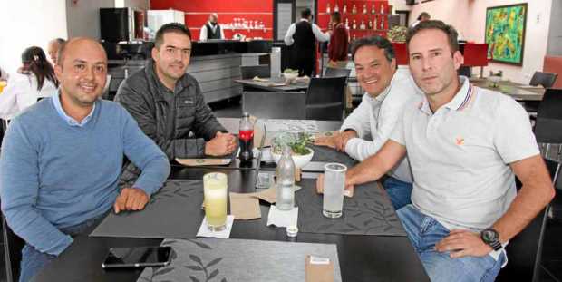 Foto|Agemiro Idárraga|LA PATRIA   En el Club Manizales Cable, en un almuerzo de bienvenida a Nicolás Gutiérrez, quien llegó de B