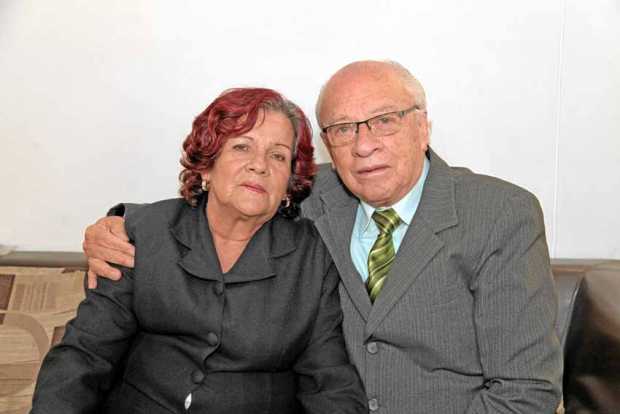 Foto|Argemiro Idárraga|LA PATRIA José Jesús Idárraga Arango y Luz Dary Acosta Alarcón celebraron en Villamaría sus 55 años de ma