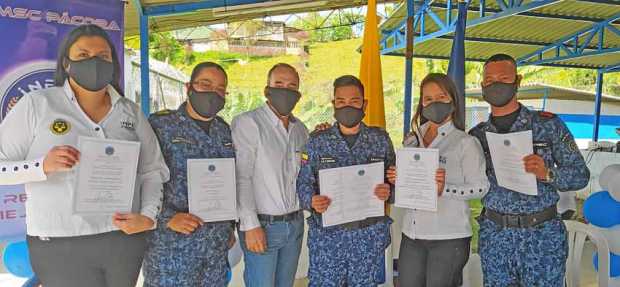 Foto| Óscar Yhony Restrepo LA PATRIA Yamile Vélez, Diana Paola Valencia López, Guillermo Cortés Zuluaga, Erika Cardona Marín, Cl