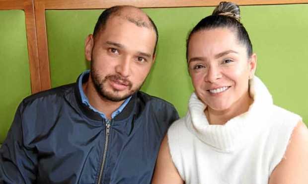 Almuerzo de aniversario en el restaurante la Farfalla. Alejandro Muñoz Tabarquino y Ana Milena Restrepo Flórez.