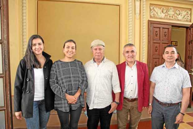 Fotos/Argemiro Idárraga/LA PATRIA Juana Chávez Castaño, Alejandra Aranda Herrera, Mauricio Pardo Rojas, Octavio Carmona Gómez y 