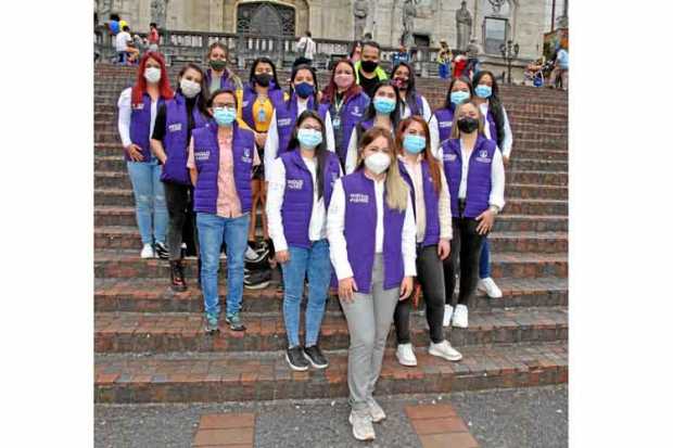 Foto|Argemiro Idárraga|LA PATRIA La Secretaría de la Mujer y Equidad de Género de Manizales hizo en la Plaza de Bolívar una jorn