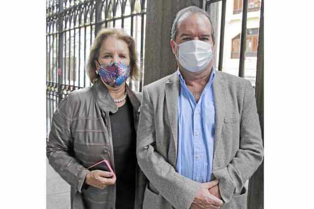 Fotos | Darío Augusto Cardona S | LA PATRIA   Elvira Escobar de Restrepo y Nicolás Restrepo Escobar.