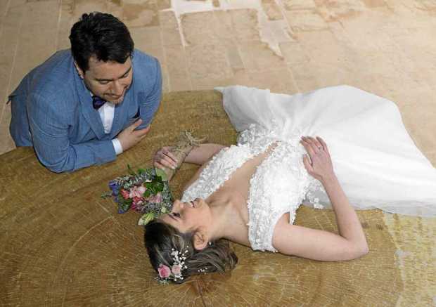 Angélica Valencia y Luis Eduardo Correa celebraron su boda en Termales del Otoño.
