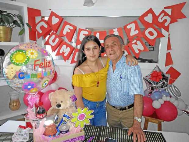 Foto|Lector|LA PATRIA    Luciana Diaz cumplió 13 años, su abuelo William Agudelo le desea feliz cumpleaños.
