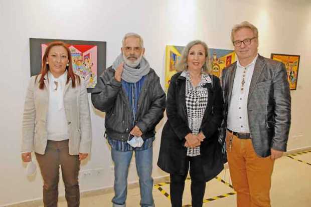 Marcela Echeverry Henao, Luis Fernando Jaramillo, Luisa Fernada Giraldo y Pedro Felipe Hoyos.