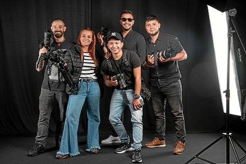 Luis Fernando Duque, Eliana Alzate, Sebastian Rodríguez, Santiago Álvarez y Yeferson Posada.