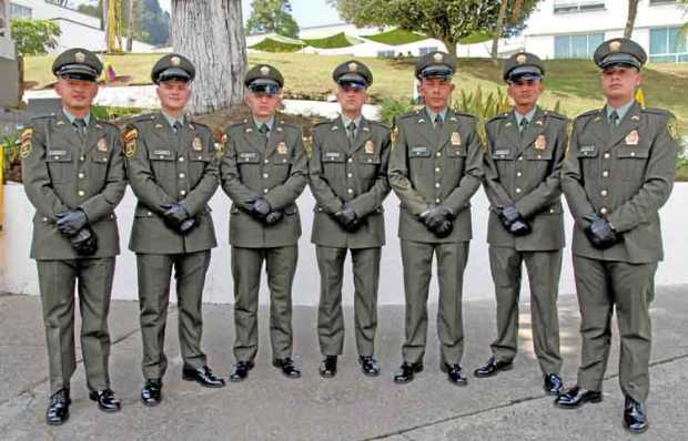Fotos|Argemiro Idárraga|LA PATRIA  Patrulleros: Gustavo Ramírez, Davidson Álvarez, Juan David Patiño, Yiver Arroyave, Yuber Truj