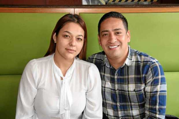 Un almuerzo de trabajo realizaron en el restaurante Farfalla Mar Hurtado Giraldo y Luis Carlos Duran Zuñiga.