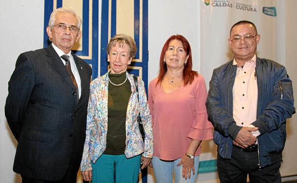 José Germán Hoyos Salazar, Araceli Aristizábal Vélez, Ana Clara Gallo Ramírez y Ángel María Ocampo Cardona.