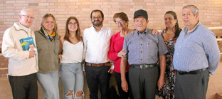 Fotos | Luis Fernando Trejos | LA PATRIA Lo acompañaron sus familiares. Luis Gonzaga Duque, Esperanza Duque, Valeria Ramírez, Fe