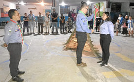 Diego | Salgado | LA PATRIA    En la Escuela Manuel Gutiérrez Robledo se realizó la consagración de integrantes de la Tropa Scou