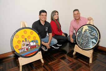 Alejandro Montaña Sánchez, Liliana Echeverry García y Felipe Ocampo Sierra.