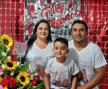 Recibió manifestaciones de aprecio de su esposo, Julio Osorio, y de su hijo Mateo Osorio Escobar.