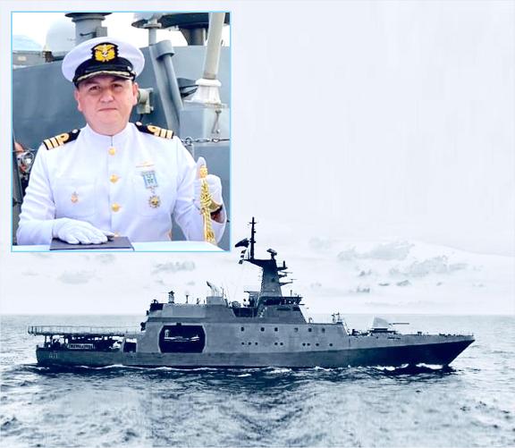 El 27 de diciembre de 2021 asumió el comando del buque de guerra de la Armada Nacional ARC Victoria el Capitán de Fragata JORGE 