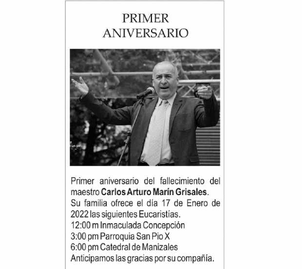 Carlos Arturo Marín Grisales