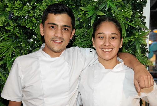 Los propietarios, Sebastián Serna Arias y Lia Barahona Vásquez.