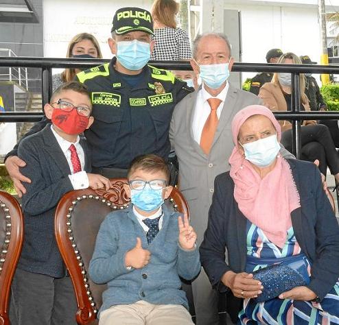 Mayor (r) Édgar Novoa López, coronel (r) Silvio Ballesteros Moncada, coronel (r) Antony Correa Vera y sargento mayor (r) Libardo