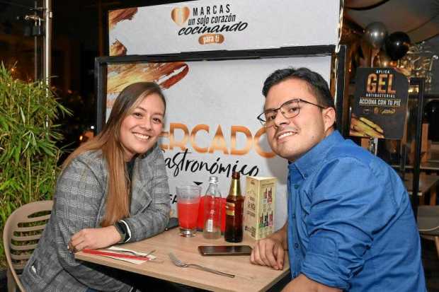 Leidy Rodríguez y Mauricio peña.